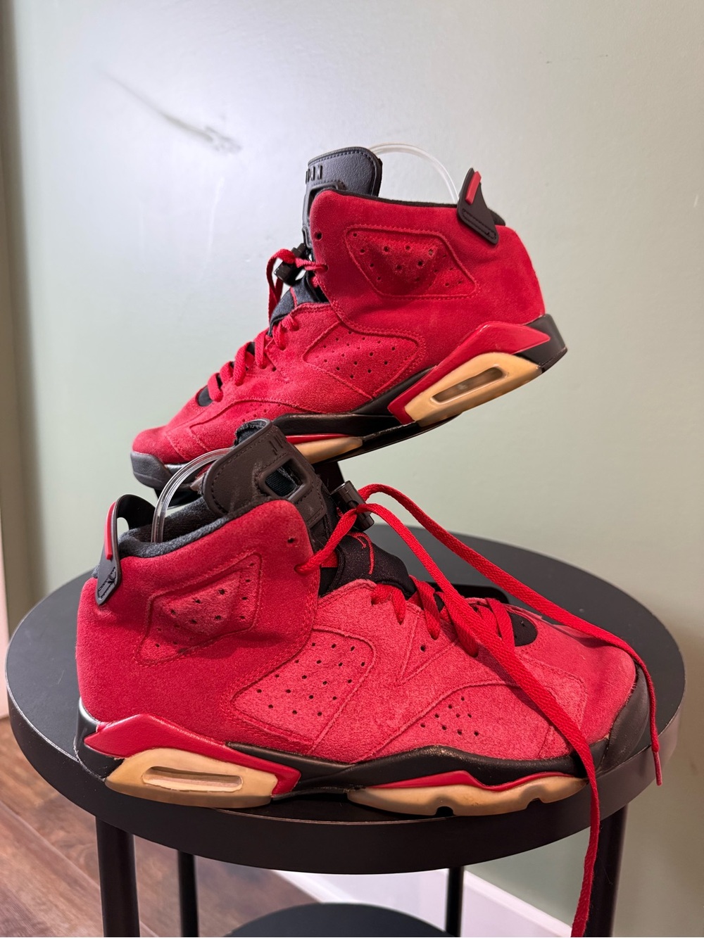 Youth Grade-School NIKE Air Jordan 6 Retro Toro Bravo Red